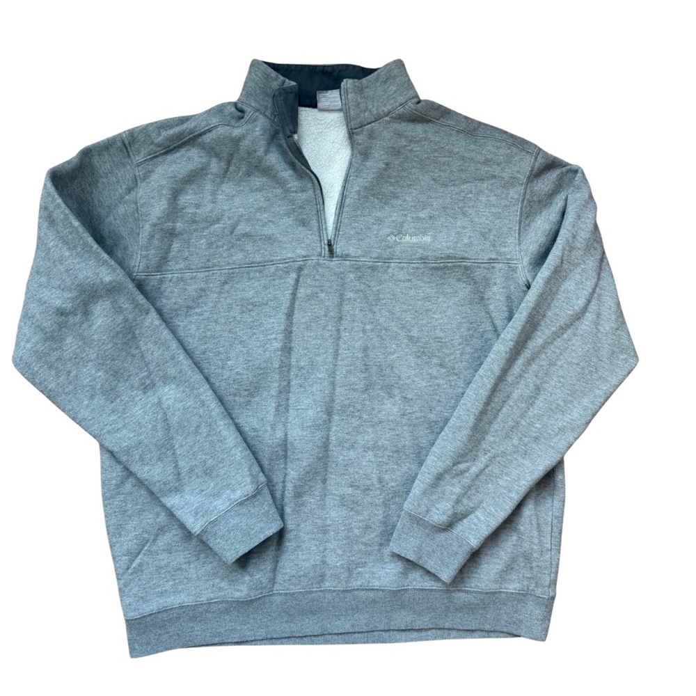 Columbia‎ Grey XLT Quarter Zip Pullover Men's